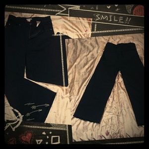 H&M Black Flared Jeans Size 10